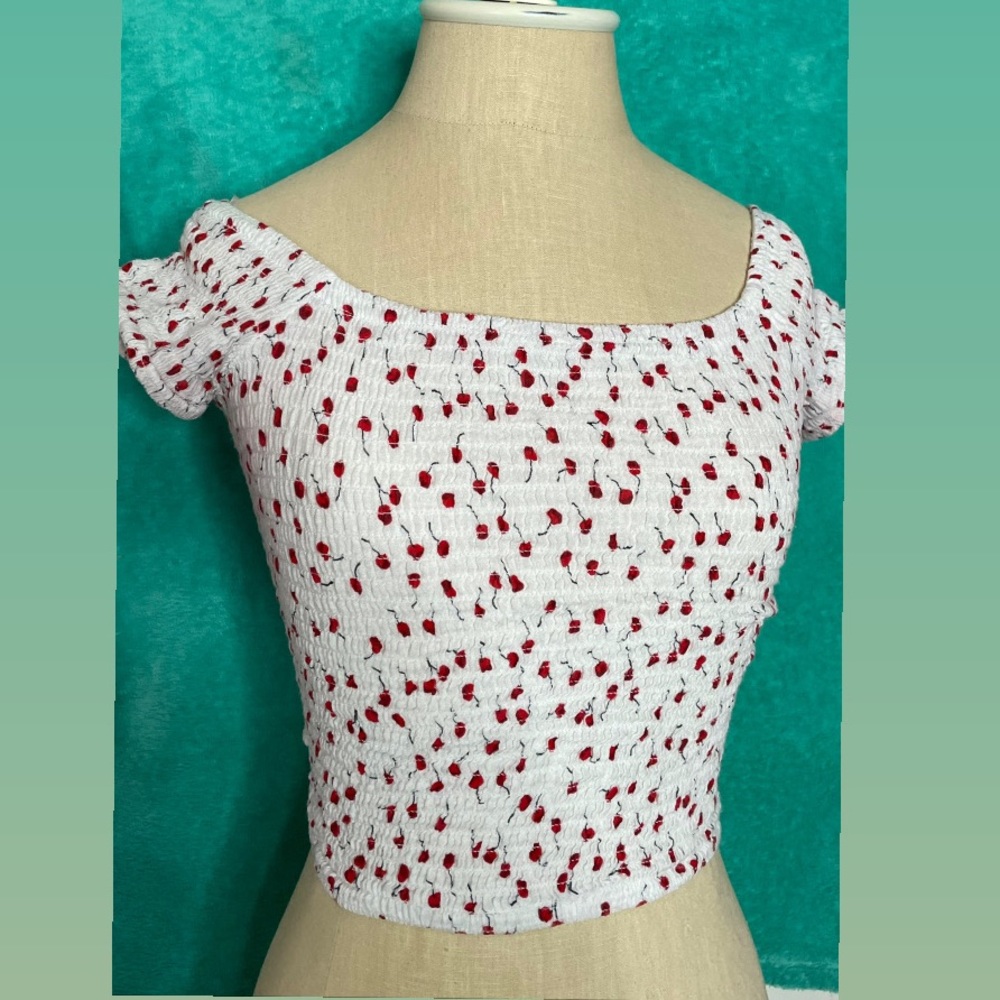 Japna cherry cropped off the shoulder